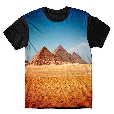 Camiseta As Braba Masculina Pirâmide Full Print
