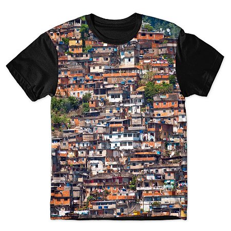 Camiseta As Braba Masculina Morro Full Print