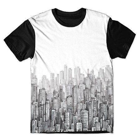 Camiseta As Braba Masculina Cidade Full Print