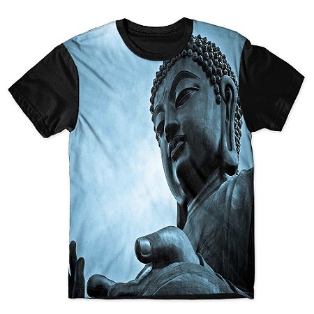 Camiseta As Braba Masculina Estatua Buda Full Print