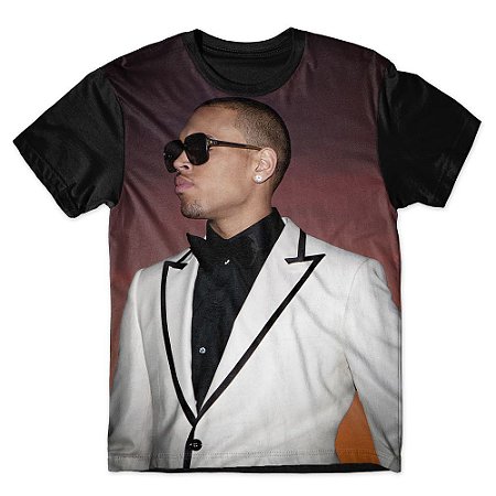 Camiseta As Braba Masculina Chris Brown Full Print