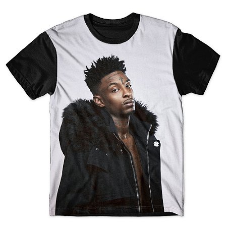 Camiseta As Braba Masculina 21 Savage Full Print
