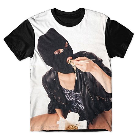 Camiseta As Braba Masculina Bandida Comendo Full Print