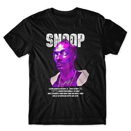 Camiseta As Braba Masculina Snoop Dog Algodão