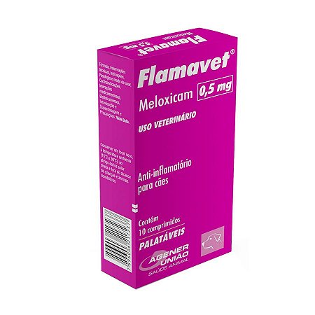 FLAMAVET 0,5MG - Blister COM 10 COMPRIMIDOS