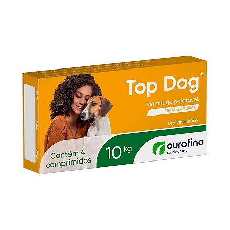 TOP DOG 10KG - COM 4 COMPRIMIDOS
