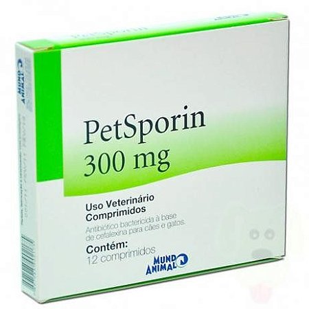 PETSPORIN 300MG - COM 12 COMPRIMIDOS