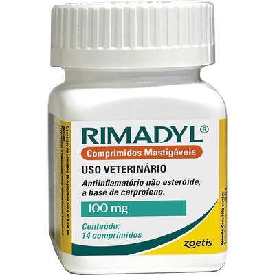 RIMADYL 100MG - COM 14 COMPRIMIDOS