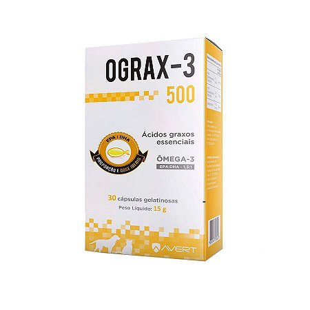 Ograx-3 500mg -30 cápsulas