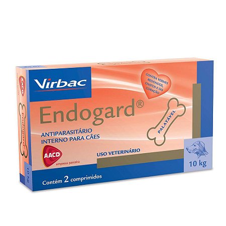 ENDOGARD 10KG - COM 2 COMPRIMIDOS