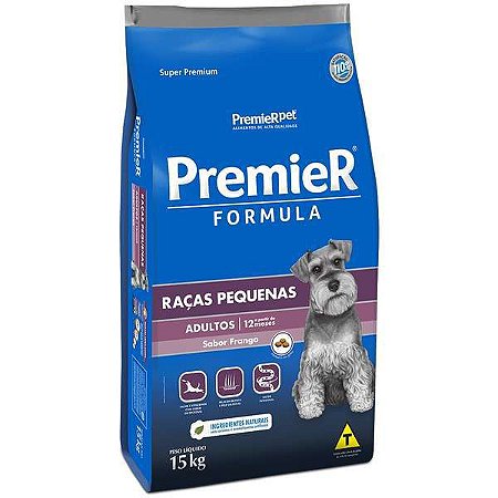 Ração Premier Formula Raças Pequenas Frango 20Kg