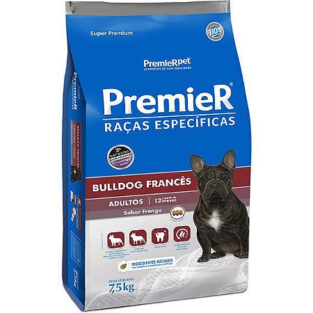 Ração Premier Raças Específicas Bulldog Francês 2,5Kg