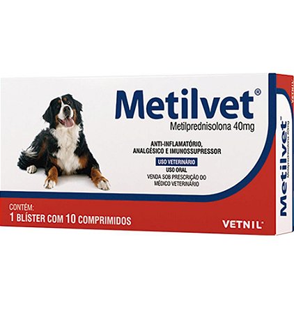 METILVET 40MG - 10 COMPRIMIDOS