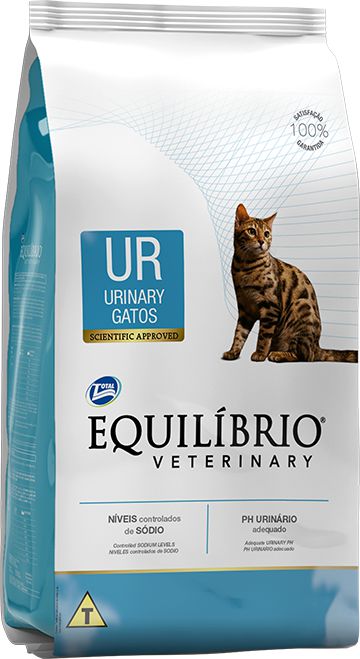 Ração Equilíbrio Veterinary Urinary para Gatos 2kg