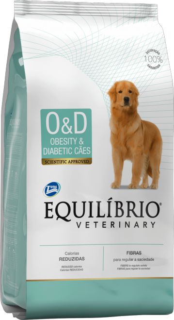 Ração Equilíbrio Veterinary Obesity & Diabetic para Cães 7,5kg