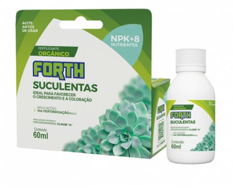 Fertilizante Forth Suculentas Concentrado 60ml