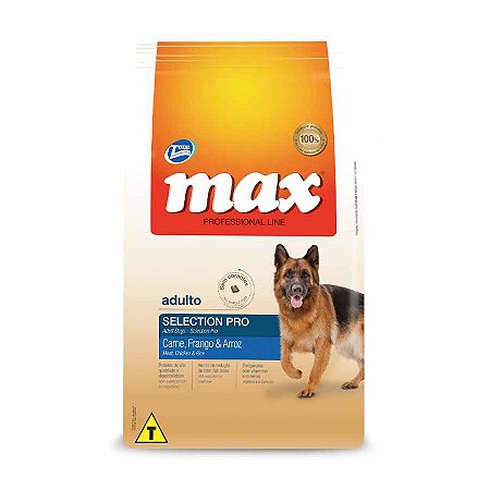 Ração Max Cães Adulto Selection Pro 15kg