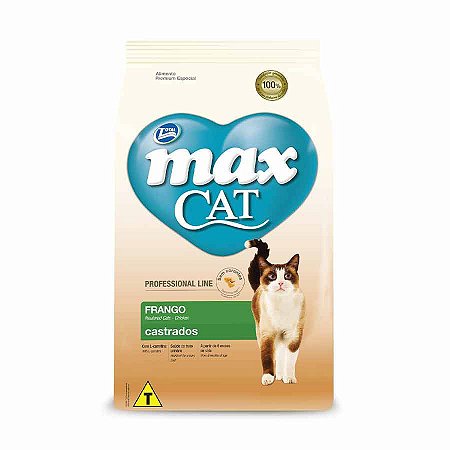 Ração Max Cat Professional Line Castrados Frango 20kg