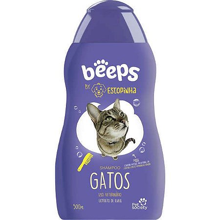 Shampoo Beeps Estopinha Gatos 500ml