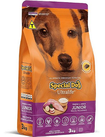 Ração Special Dog Ultralife Filhotes Raças Pequenas 3Kg