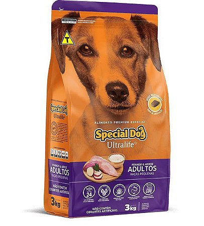 Ração Special Dog Ultralife Adultos Raças Pequenas 3Kg