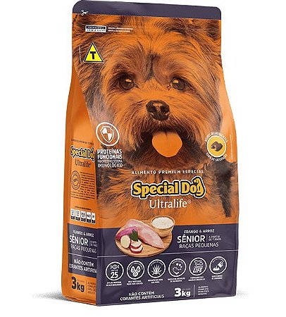 Ração Special Dog Ultralife Raças Pequenas Sênior 10,1Kg