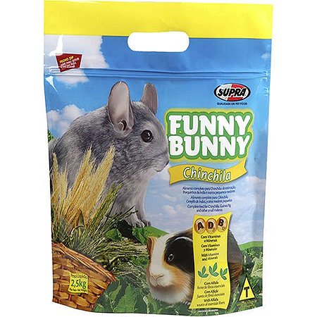 Ração Funny Bunny Chinchila 2,5kg