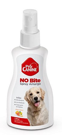 Educador Contra Mordedura No Bite - Spray Amardo 120ml Procanine