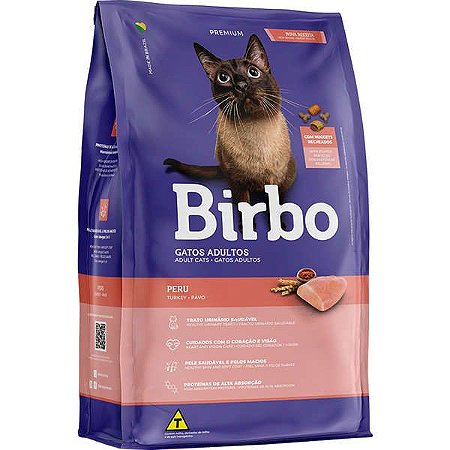 Ração Birbo Gatos Adultos - Peru 1kg
