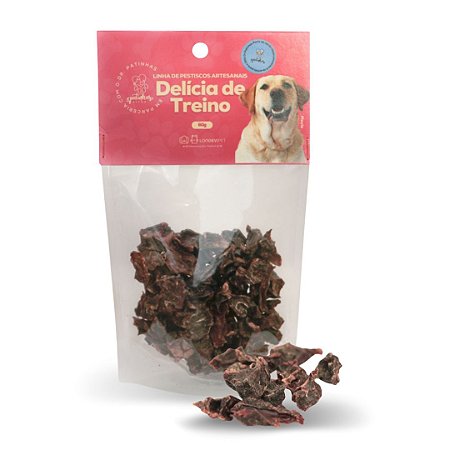 Petisco Natural LongeviPet - Delícia de Treino 60g