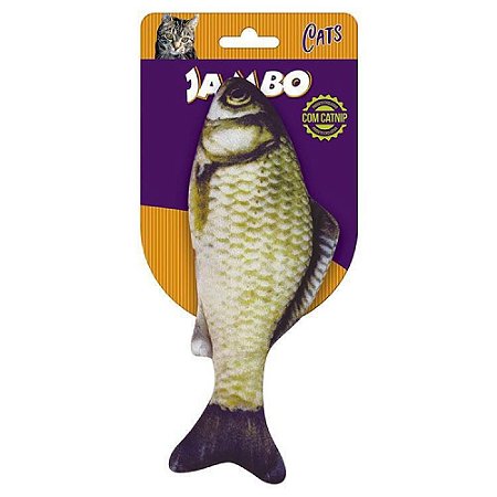 Brinquedo para gato - Real Fish com Catnip 1un