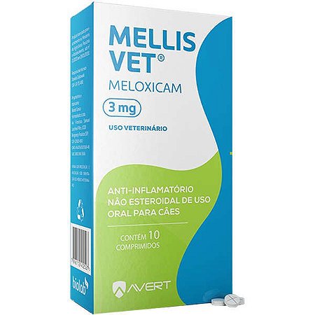 Mellis Vet 3mg - 10 comprimidos