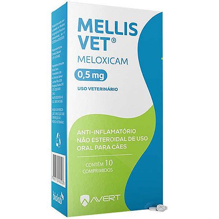 Mellis Vet 0,5mg - 10 comprimidos
