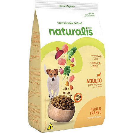 Ração Naturalis Adulto Raças Pequenas Frango Peru 1KG