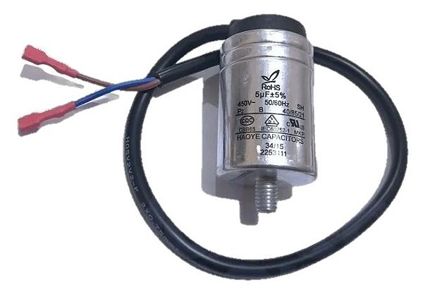 Capacitor 5uf 450v Lava Louças Ar Condicionado Secadora - 50 Unidades