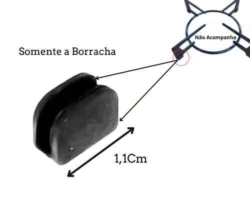 Borracha Trempe Fogão Fischer Unidade