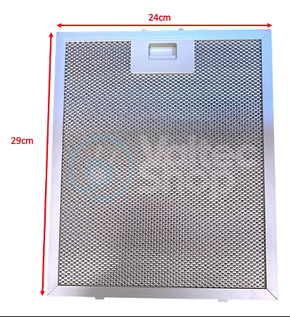 Filtro Alumínio Coifa 29x24 Cadence Cfa392 Cfa502 Cfa501