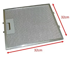 Filtro Alumínio Coifa 32x32 Brastemp 90cm 100cm