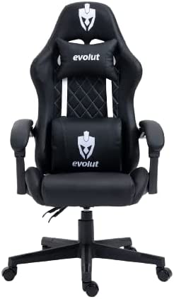 Cadeira Gamer Evolut EG-910 - Prisma Preto - Legião Games