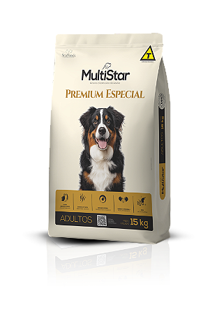 Ração Multi Star Premium Especial Adultos 15kg