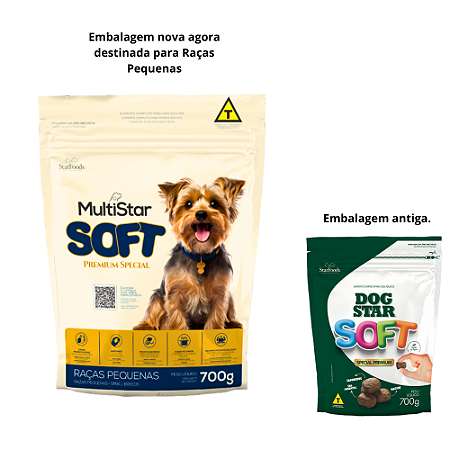Ração Macia MultiStar Soft Raças Pequenas