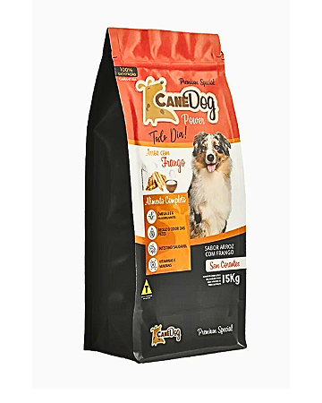 Ração CaneDog Power Arroz com Frango Premium Special 15k
