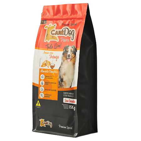 Ração CaneDog Power Arroz com Frango Premium Special 15k