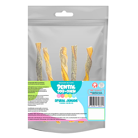 Mordedor Dental Spiral Junior 5 unidades