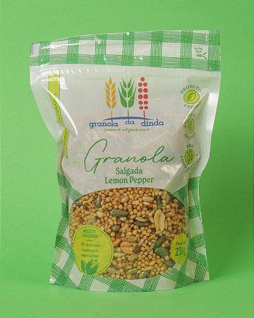 REFIL GRANOLA DA DINDA LEMON PEPPER 230g