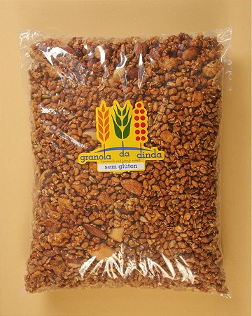 REFIL 1KG GRANOLA DA DINDA 50% MENOS AÇÚCAR