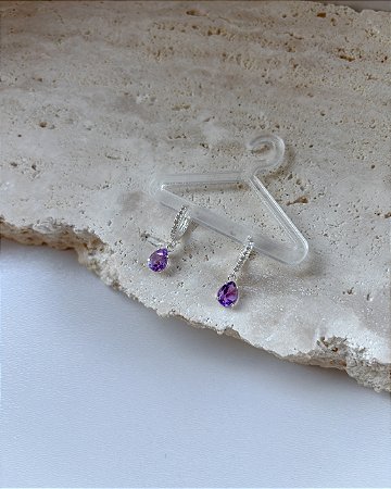 Argolinha Orvalho Ametista