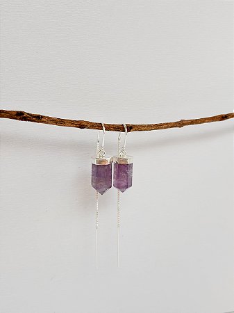 Brinco Selene Ametista