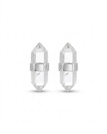 Brinco Íris Quartzo Cristal