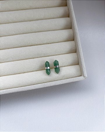 Brinco Íris Quarzto Verde